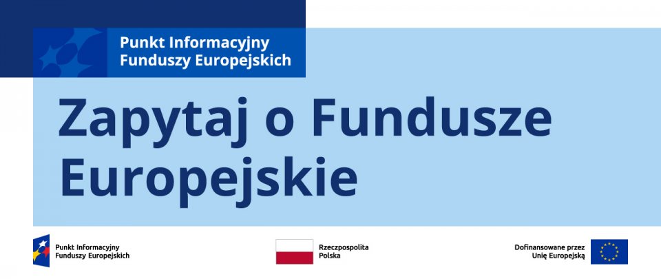Logo Zapytaj o fundusze europejskie
